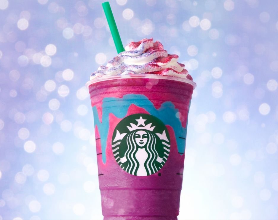 starbucks, unicorn, frapuccino, 